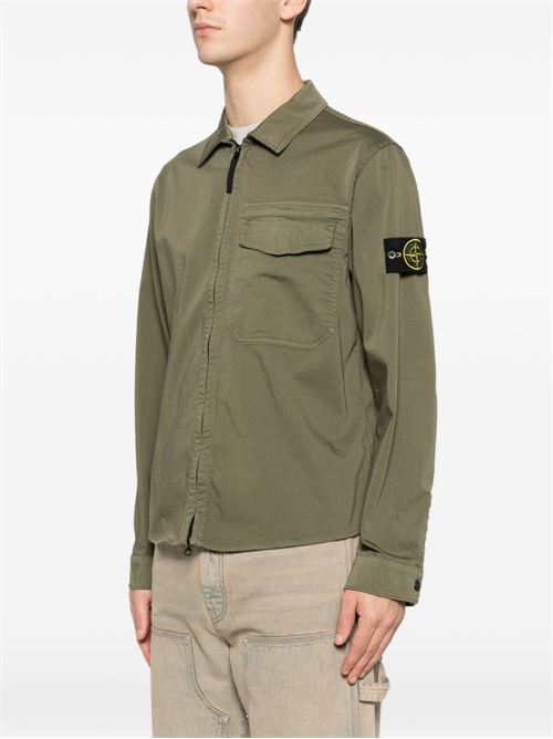 Zip-Up Overshirt STONE ISLAND | L1S151200015S0012V005G